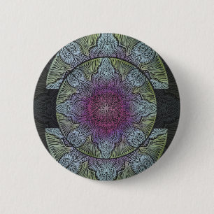Zen Ontwaken, Reiki, genezing, chakra Ronde Button 5,7 Cm