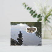 Zen Otter (color) Briefkaart (Staand voorkant)