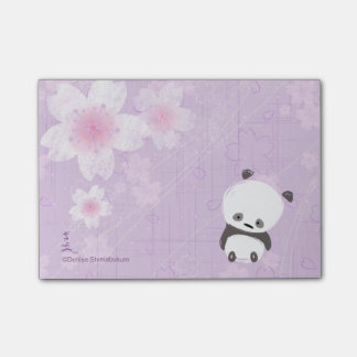 Zen Panda Post-its (Sakura) Post-it® Notes