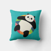 Zen Panda Spin Kussen (Achterkant)