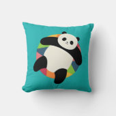 Zen Panda Spin Kussen (Voorkant)