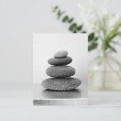 Zen Pebbles Briefkaart (Staand voorkant)