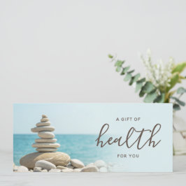 Zen Pebbles & Ocean Chiropractic Gift Certificate