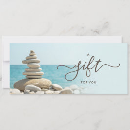 Zen Pebbles & Ocean Gift Certificate