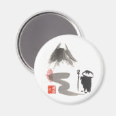 Zen Pilgrim Magnet Magneet (Voorkant / Achterkant)