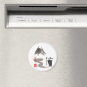 Zen Pilgrim Magnet Magneet (Insitu (Vaatwasser))