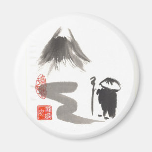 Zen Pilgrim Magnet Magneet