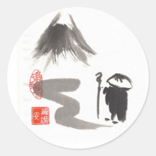 Zen Pilgrim Stickers