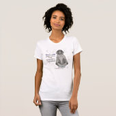 Zen Poodle T-Shirt (Voorkant volledig)
