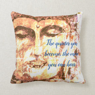 Zen Quote Buddha Art Sierkussen