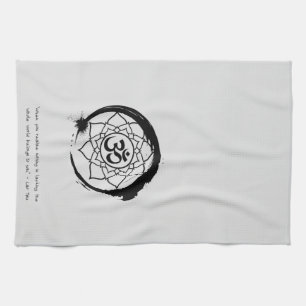 Zen Quote: Wijsheid en Meditatie Canvas tas Theedoek