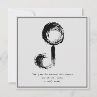 Zen Quote: Wijsheid en Meditatie Kaart