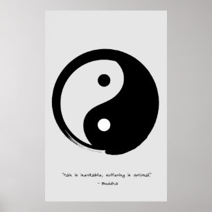 Zen Quote: Wijsheid en Meditatie Poster