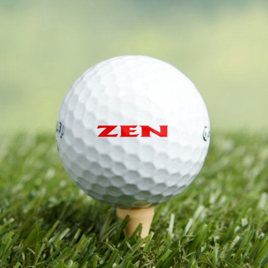 Zen red Callaway Supersoft golfballen 12 pk (Insitu Shirt)