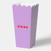 Zen red lilac popcorn boxes bedankdoosjes (Voorkant)