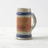 Zen red riet stein bierpul (Voorkant rechts)