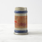 Zen red riet stein bierpul (Center)