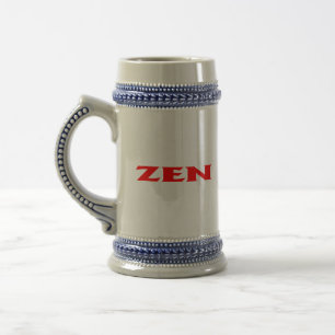 Zen red stein bierpul