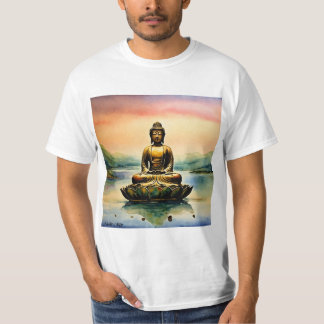 Zen Reflections: Boeddha meditatie overzicht verza T-shirt