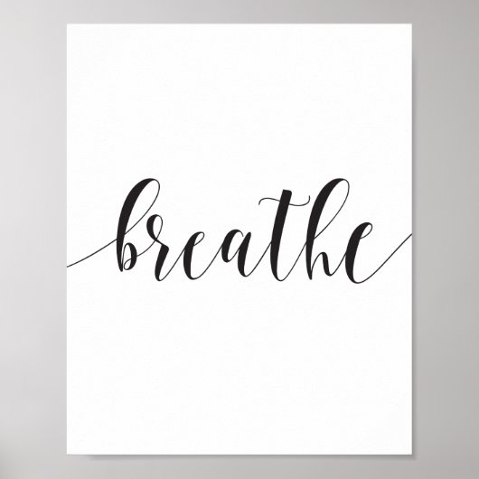Zen Relax, Motivatie citaat voor ademhaling uit de Poster (Voorkant)