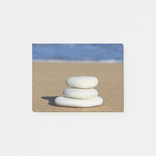 Zen Rocks on Beach Post-it Notes