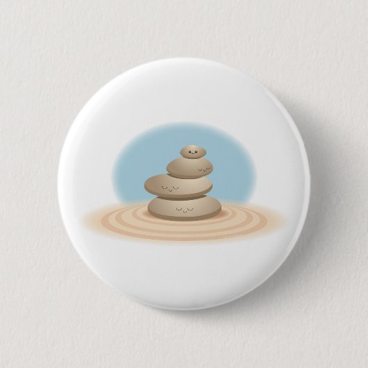Zen Rocks Ronde Button 5,7 Cm (Voorkant)
