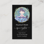 Zen Rocks Yoga Spa Massage Carte de visite (Devant)