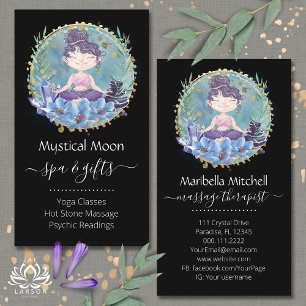 Zen Rocks Yoga Spa Massage Carte de visite
