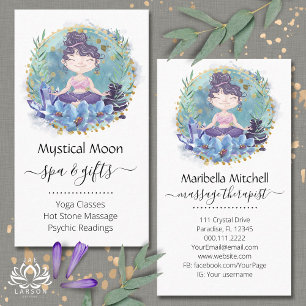 Zen rocks Yoga Spa Massage Therapist Visitekaartje