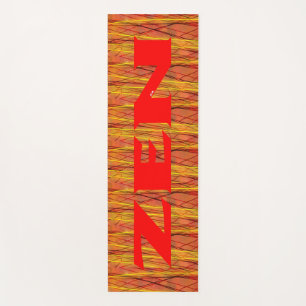 Zen rode draad oefening mat