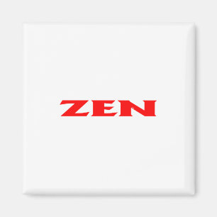 Zen rode witte vierkante magneet