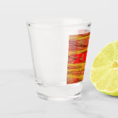 Zen rood draad schot glas (Links)