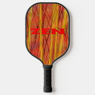 Zen rood draad zwart pickleball paddle