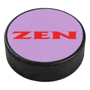 Zen rood lila hockey puck