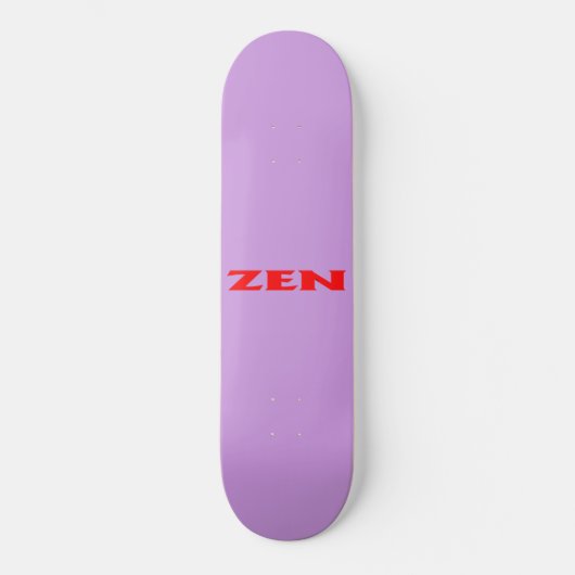 Zen rood lila skateboard (Voorkant)