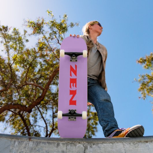 Zen rood lila skateboard (Buiten 1)