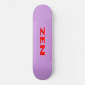 Zen rood lila skateboard (Voorkant)