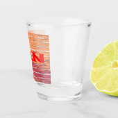 Zen rood riet glas (Rechts)