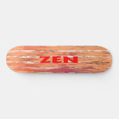 Zen rood riet skateboard (Horizontaal)