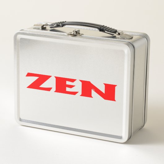Zen rood roestvrij lunchbox (Voorkant)