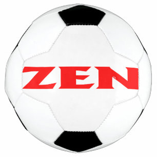 Zen rood voetbal