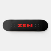 Zen rood zwart skateboard (Horizontaal)