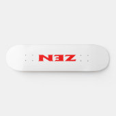 Zen rouge blanc skateboard (Horz)