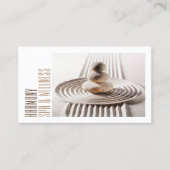 Zen Sand Stones Spa & Wellness Carte de visite bla (Devant)