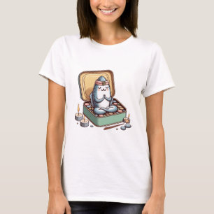 Zen Sardine Yoga Dames T-shirt