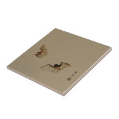 Zen schildervleermuizen tegeltje (Zijkant)