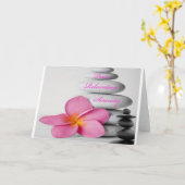 Zen Spa Natuur Kaart (Gele Bloem)