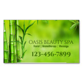 Zen SPA Salon Aromatherapie Massagetherapeut Magnetisch Visitekaartje (Voorkant)
