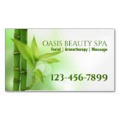 Zen SPA Salon Aromatherapie Massagetherapeut Magnetisch Visitekaartje (Voorkant)