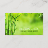 Zen SPA Salon Aromatherapie Massagetherapeut Visitekaartje (Voorkant)